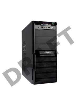 Корпус Exegate EX278402RUS Miditower Exegate XP-329S Black, ATX, <без БП>, 2*USB, Audio