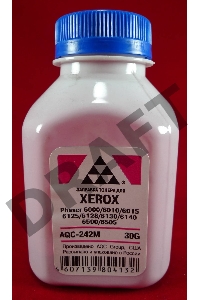 Тонер XEROX Phaser 6000/6010/6015/6125/6128/6130/6140/6500/6505 Magenta, (фл.30г.) AQC фас. России