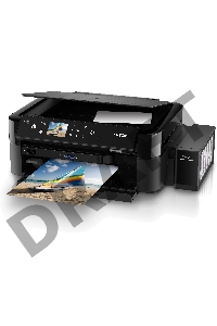 МФУ струйное Epson L850, 6-цветный струйный СНПЧ принтер/сканер/копир A4, 37 (38 цв) стр/мин, 5760x1440 dpi, подача: 100 лист., вывод: 50 лист., USB, картридер, печать фотографий, печать на CD/DVD, цветной ЖК-дисплей (старт.чернила - около 1800 фото форма