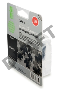 Картридж струйный Cactus CS-PG50 черный для Canon Pixma MP150/ MP160/ MP170/ MP180 (18ml)