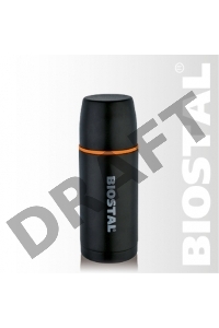 Термос БИОСТАЛЬ Спорт NBP-500C  0,5 л.(Объем 0,5л. Крышка без кнопки, узкая горловина Корпус - нерж. сталь, окражен. черн. цвет.)