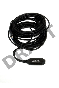 Кабель-адаптер USB3.0-repeater, удлинительный активный <Am-->Af> 10м VCOM <CU827>