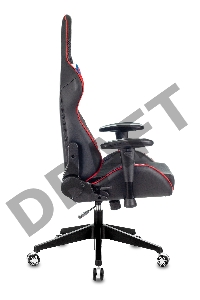 Кресло игровое Бюрократ VIKING 4 AERO RUS две подушки белый/синий/красный черный искусст.кожа/ткань