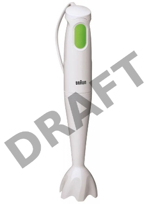 Блендер погружной Braun MQ100 Soup белый