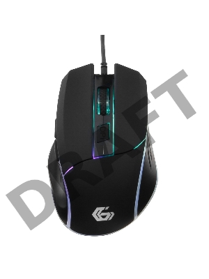 Мышь Gembird MG-500 USB {Мышь игровая, 5 кнопок+колесо-кнопка, 1600DPI, 1000 Гц, подсветка}