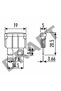 Предохранитель автомобильный 