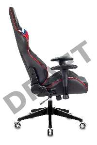 Кресло игровое Бюрократ VIKING 4 AERO RUS две подушки белый/синий/красный черный искусст.кожа/ткань