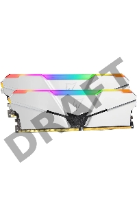 Модуль памяти DDR4 Netac Shadow RGB 16GB (2x8GB) 3600MHz CL16 1.35V / NTSRD4P36DP-16S / Silver / with radiator