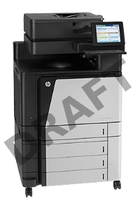 МФУ HP Color LaserJet Enterprise Flow M880z, цветной лазерный принтер/сканер/копир/факс A3+, 46 ppm, 1200dpi,1,5Gb,5trays100+4*500 ,Duplex,ADF200,Enc.HDD320Gb,PS,USB/GigEth/FIH/HI P,JetLink,LCD8i,KensLock,1y warr, замена CE664A CM6030, CE665A CM6030f, Q39