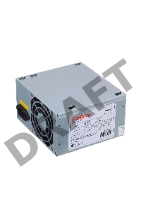 Блок питания Exegate EX253683RUS-S AA450, ATX, SC, 8cm fan, 24p+4p, 2*SATA, 1*IDE + кабель 220V с защитой от выдергивания
