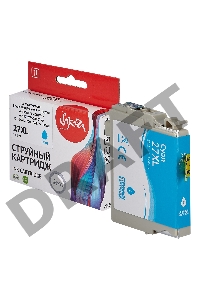 Струйный картридж Sakura C13T27124022 (27XL Cyan) для Epson, голубой, 14,6 мл., 1100 к.