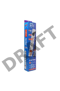 Фильтр-удлинитель Power Cube 3,0 м 6 розеток (белый) 16А/3,5кВт