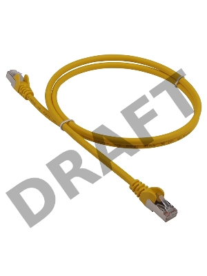Патч-корд LANMASTER LSZH FTP кат.5e, 10 м, желтый