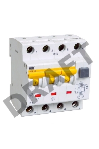 Выключатель автоматический дифференциального тока 4п (3P+N) C 16А 30мА тип A 6кА АВДТ-34 ИЭК MAD22-6-016-C-30