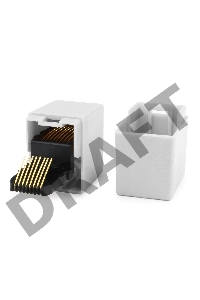 Коннектор проходной адаптер RJ45 Gembird Соединитель RJ-45F/RJ-45F  TA350/1