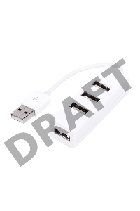 Разветвитель USB на 4 порта белый REXANT