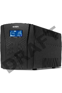 Источник бесперебойного питания UPS Sven Pro 1500 (1000 WA, LCD, USB, RG-45, 3 евро розетки )