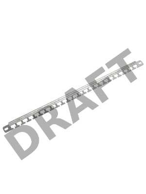 Органайзер кабельный горизонтальный 19