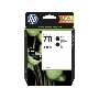 Картридж HP 711, упаковка 2 шт., струйные картриджи DesignJet, 2*80 мл для DJ T120/T520 (2 шт. CZ133A), черные