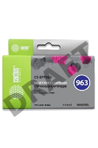 Картридж струйный Cactus CS-EPT963 пурпурный для Epson Stylus Photo R2880 (13ml)