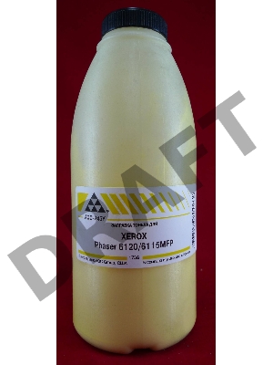 Тонер XEROX Phaser 6120/6115MFP Yellow (фл., 175г) AQC - фас.России