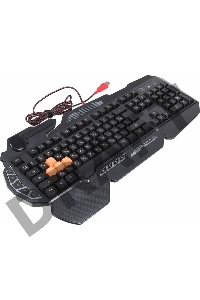 Клавиатура A4Tech Bloody B314 черный USB Multimedia Gamer LED (подставка для запястий)