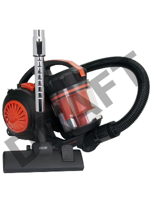Пылесос Mystery MVC-1124 2000Вт черный/оранжевый