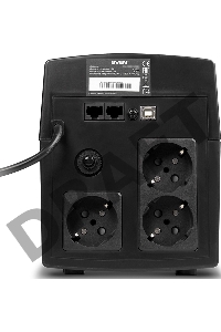 Источник бесперебойного питания UPS Sven Pro 1500 (1000 WA, LCD, USB, RG-45, 3 евро розетки )