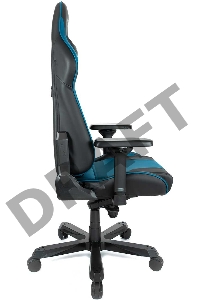 Игровое кресло DXRacer King чёрно-синее (OH/KS99/NB, экокожа, регулируемый угол наклона)