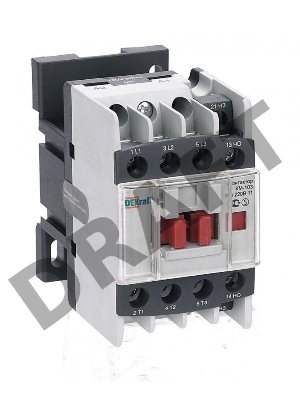 Контактор 9А 220В АС3 1НО+1НЗ КМ-103 DEKraft Контактор 9А 220В АС3 1НО+1НЗ КМ-103 DEKraft