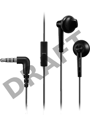 Гарнитура Panasonic RP-TCM55GC-K Чёрные