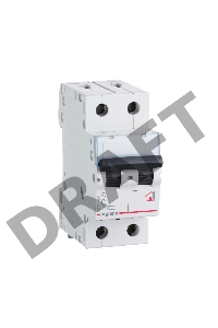 Выключатель автоматический модульный 2п C 25А 6кА TX3 Leg 404044