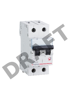 Выключатель автоматический модульный 2п C 25А 6кА TX3 Leg 404044