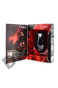 Мышь Gembird MG-510 USB {Мышь игровая, 5кнопок+колесо-кнопка, 3200DPI, 1000 Гц, подсветка, программное обеспечение для создания макросов}