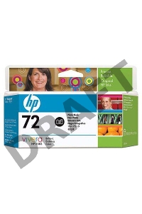 Картридж струйный HP №72 C9370A черный для HP DJ T1100/T610 (130мл)