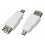 Переходник гнездо USB-A (Female)-штекер miniUSB (Male) REXANT