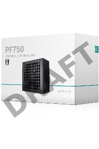 Блок питания Deepcool ATX 750W PF750 80 PLUS WHITE (20+4pin) APFC 120mm fan 6xSATA RTL