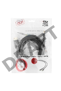 Кабель DisplayPort Gembird/Cablexpert CC-DP2-10, v1.2, 3м, 20M/20M, черный, экран, пакет
