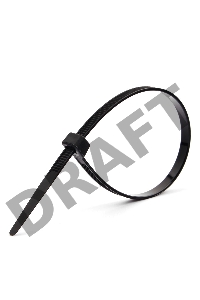 Стяжки NYT-200x4.8В пластиковые 200 мм х 4.8 мм, чёрные (100 шт.)