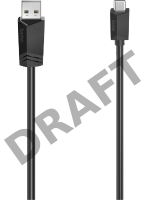 Кабель Hama H-200632 00200632 ver2.0 USB Type-C USB A(m) 1.5м