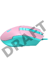 Мышь A4Tech Bloody L65 Max розовый/голубой оптическая (12000dpi) USB