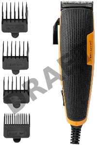 Машинка для стрижки Galaxy Line GL4110 черный 15Вт (насадок в компл:4шт)