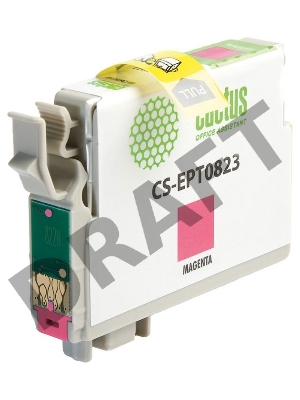 Картридж струйный Cactus CS-EPT0823 пурпурный для Epson Stylus Photo R270/290/RX590 (11,4ml)