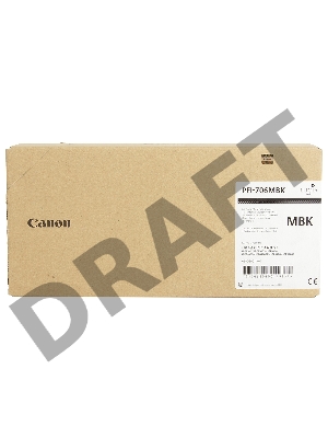 Картридж струйный Canon PFI-706 MBK черный матовый для iPF8300S/8400/9400S/9400 (6680B001)