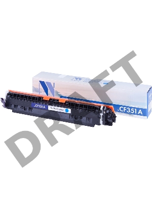 Картридж NV Print совместимый для HP CLJ Pro MFP M176n/M177fw	CF351A Cyan (1000k)