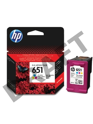 Картридж струйный HP 651 C2P11AE трехцветный для HP DJ IA5575e (300стр.)