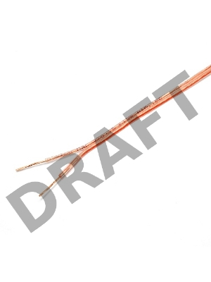 Акустический кабель Cablexpert CC-TC2x0,75-15M, прозрачный,  15 м, бухта