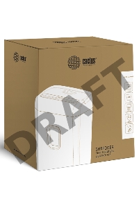 Шредер Cactus CS-SH-6-13-4X12 (секр.P-4)/фрагменты/6лист./13лтр./скрепки/скобы/пл.карты