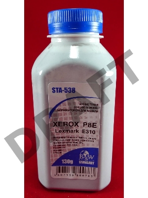 Тонер XEROX P8e/Lexmark E310 (фл,130 г) B&W Standart фас России