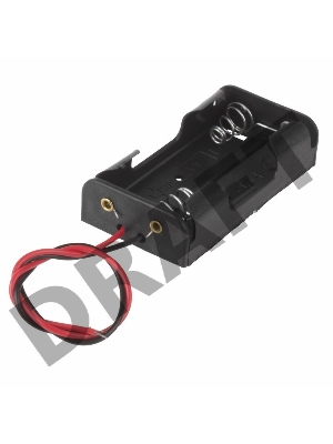 Батарейный отсек 2xAA (с проводами)